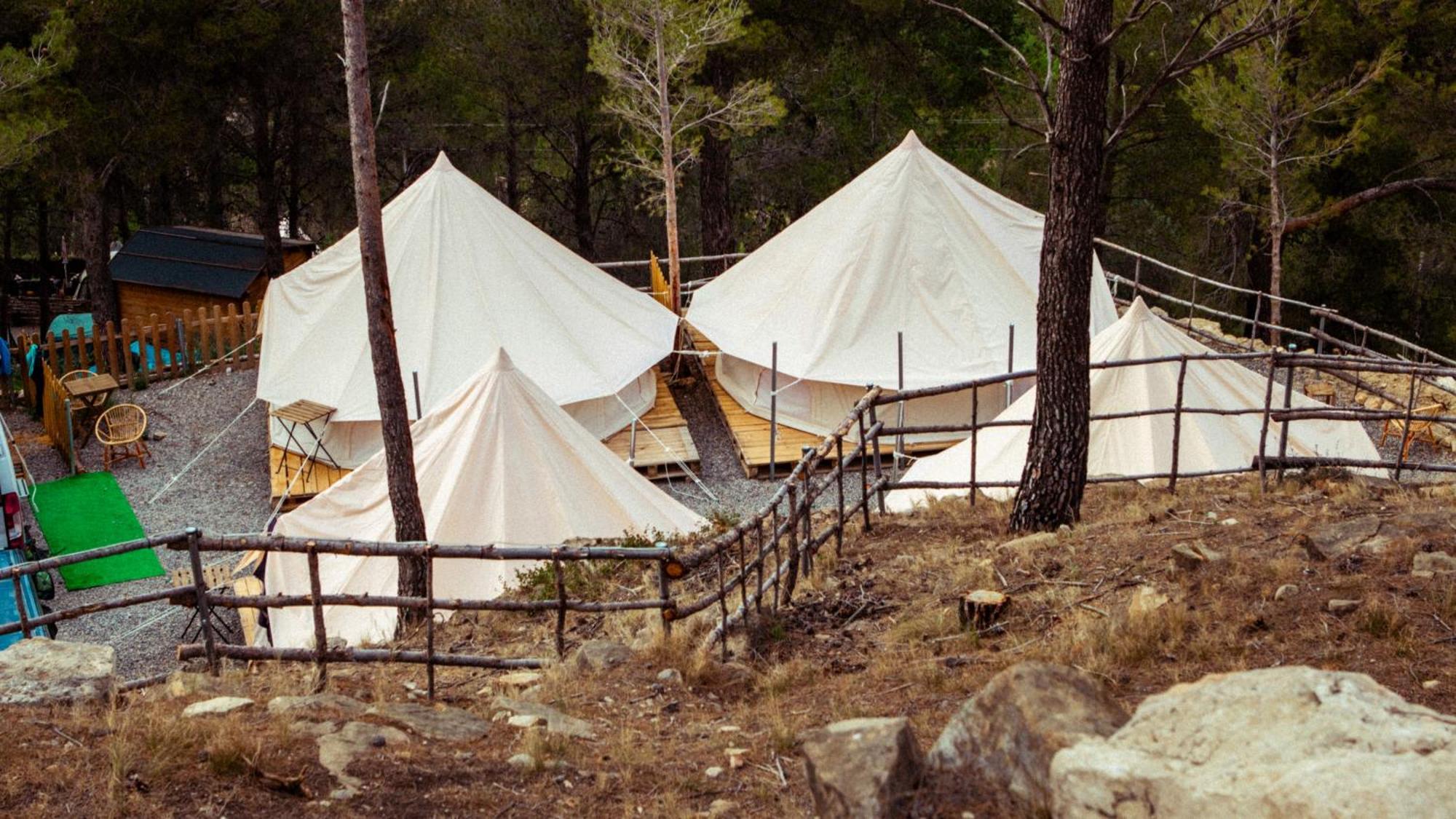 Glamping Zone Montanejos Hotell Exteriör bild