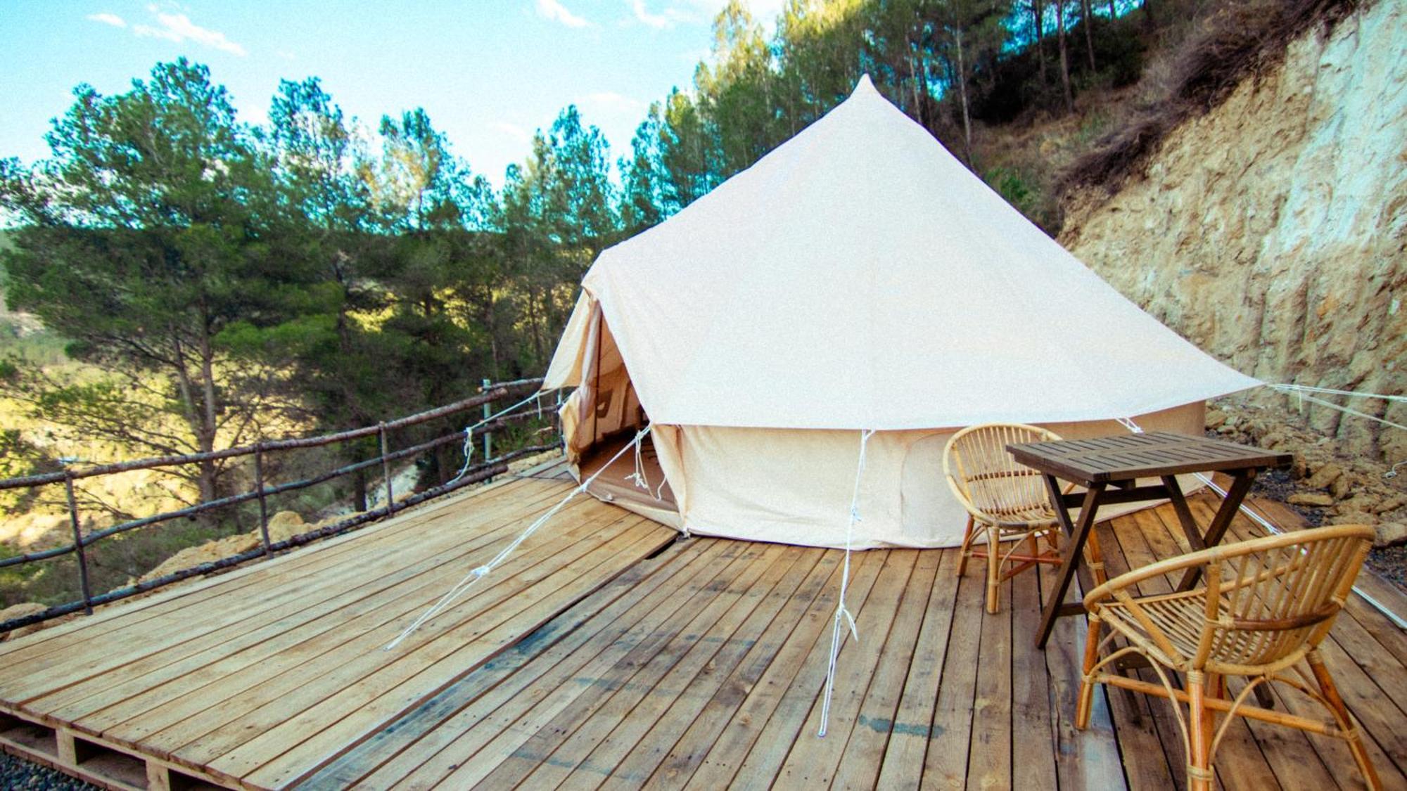 Glamping Zone Montanejos Hotell Exteriör bild
